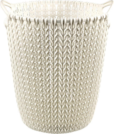 Curver knit papiermand - 7l - vintage wit