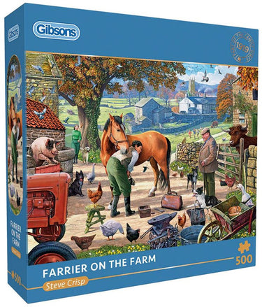 Gibsons - farrier on the farm (door steve crisp) - 500 stukjes 48×34cm (b×h) - legpuzzel voor volwassenen