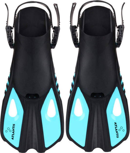 Atlantis snapper - zwemvliezen - flippers - volwassenen - zwart turquoise - 37-41