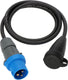Brennenstuhl verloopkabel camping cee verloopkabel met cee-stekker en aardingscontactkoppeling (1,5m kabel in zwart, h07rn-f 3g2.5, 230v 16a, voor permanent gebruik buitenshuis ip44, made in germany)