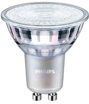 Philips led philips - master value led spot gu10 par16 3.7w 365lm 36d - 930 warm wit | beste kleurweergave - dimbaar - vervangt 50w