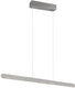 Trio helios - hanglamp - geborsteld aluminium - incl. 1x smd 28w - 4 niveaus touchschakelaar - aanpasbare lichtkleur