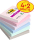 Post-it super sticky notes soulful | 90 vel | ft 76 x 76 mm | 4 + 2 gratis
