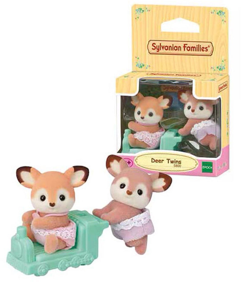 Laden Sie das Bild in Galerie -Viewer, Sylvanian families 5800 tweeling herten- 2 fluweelzachte speelfiguren
