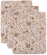 Jollein hydrofiele washandjes 15x20cm - flower fairies - katoen - 3 stuks