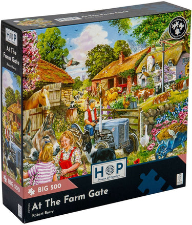 House of puzzles at the farm gate puzzel 500 xl stukjes