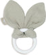 Jollein bijtring siliconen bunny ears - olive green