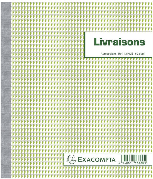 Exacompta doorschrijfpapier leveringen 21x18cm 50 zelfkopiërend papier dupli - - 13160e