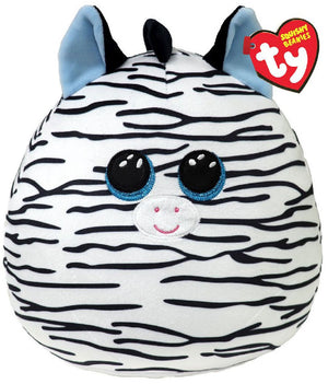 Ty squish a boo xander zebra, 31cm