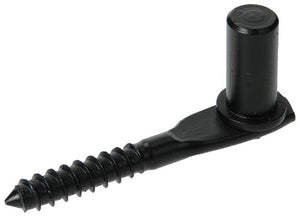 1013216 - schroefhaak voor luik zwart dia 18 mm | 10 stuks