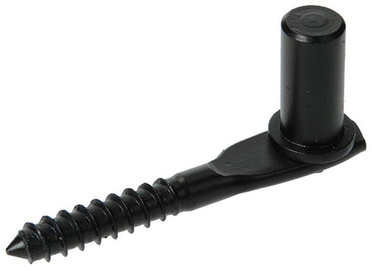 1013216 - schroefhaak voor luik zwart dia 18 mm | 10 stuks