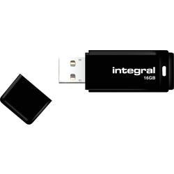 Usb flash drive integral 16 gb zwart
