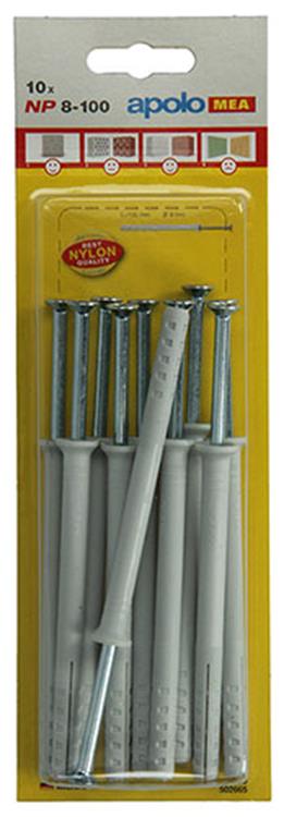 Afbeelding laden in galerijviewer, Celo 1015396 - 10 nylon nagelpluggen np 502664 8x80mm | 5 stuks
