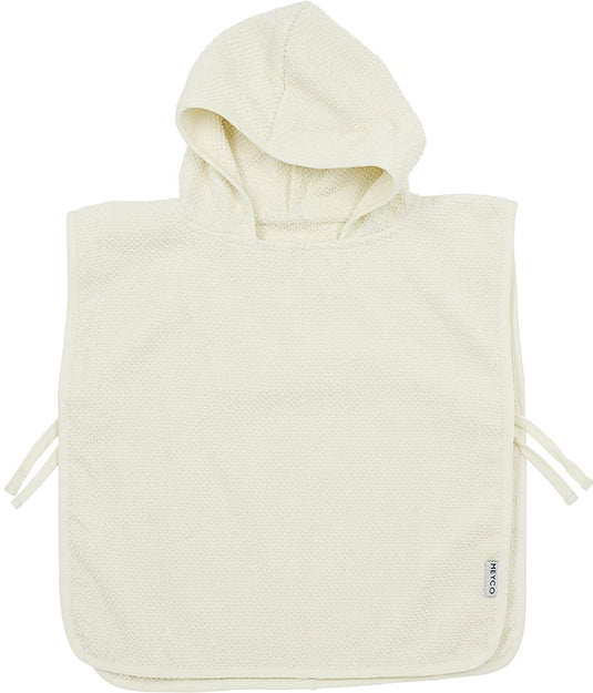 Meyco baby popcorn badponcho - natural - 1-3 jaar