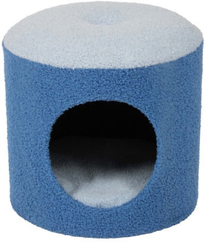 Coockoo kattenhuisje happy house blauw