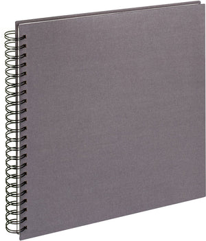 Walther sa-510-t cloth - spiraal album - formaat 30 x 30 cm - antraciet