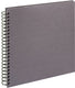 Walther sa-510-t cloth - spiraal album - formaat 30 x 30 cm - antraciet