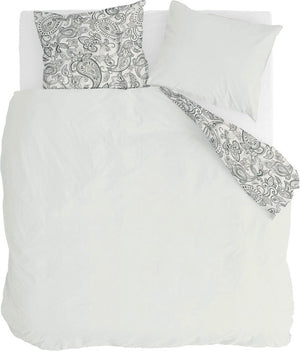 Walra dekbedovertrek perfect paisley - 200x220 - 100% katoen (bci) - off white