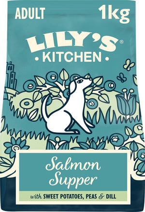 Lily's kitchen - hondenvoer - droogvoer - salmon supper hondenvoer met zalm - 4 x 1 kg
