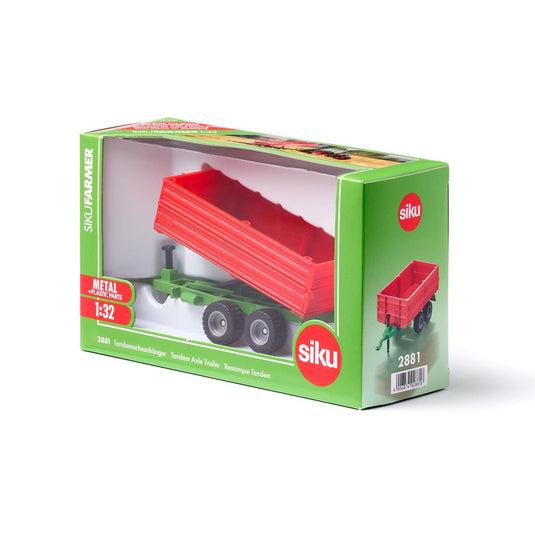 Siku dubbel axel aanhangwagen 2881