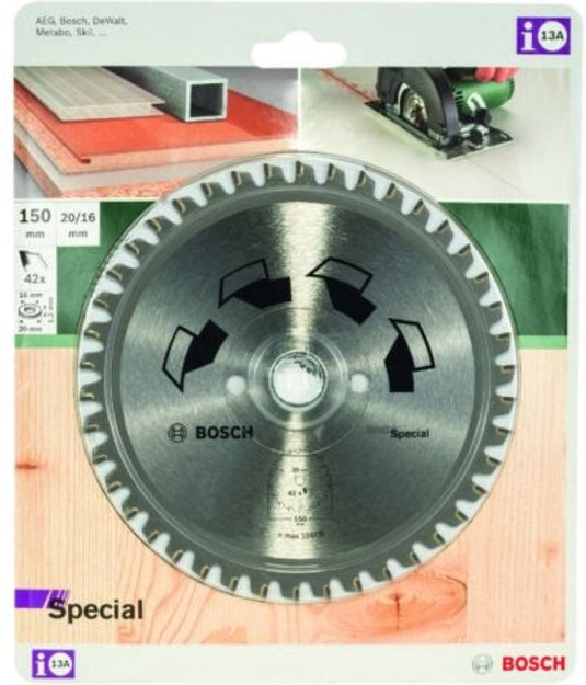 Bosch cirkelzaagblad special - 150x2x20 16 - t42
