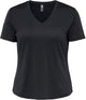 Only play - onpcore vn ss reg tee cur dames sportshirt