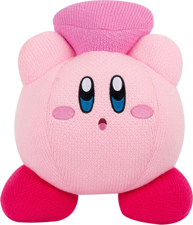 Tomy kirby: kirby met heart nuiguru-knit knuffel - 9cm