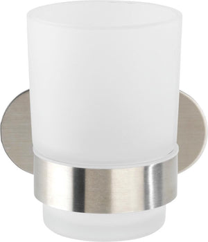 Wenko turbo-loc® tandenborstelbeker orea uno rvs mat - tandenborstelhouder - bevestigen zonder boren - zelfklevend - 10 jaar garantie