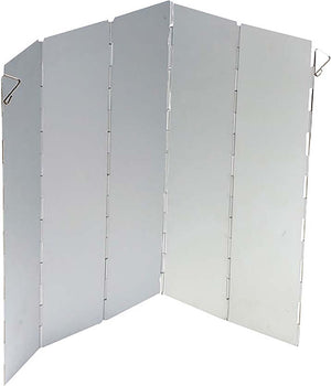 Bo-camp - kookwindscherm - aluminium - 5-delig