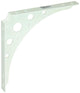 1059987 - delta-l.sierkonsool 200 wit draagkracht 95 kg per stuk | 4 stuks