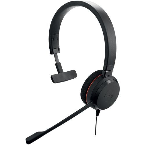 Headset jabra evolve 20 zwart mono