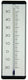 1010127 - thermometer aluminium binnen- buiten silver 20cm | 2 stuks