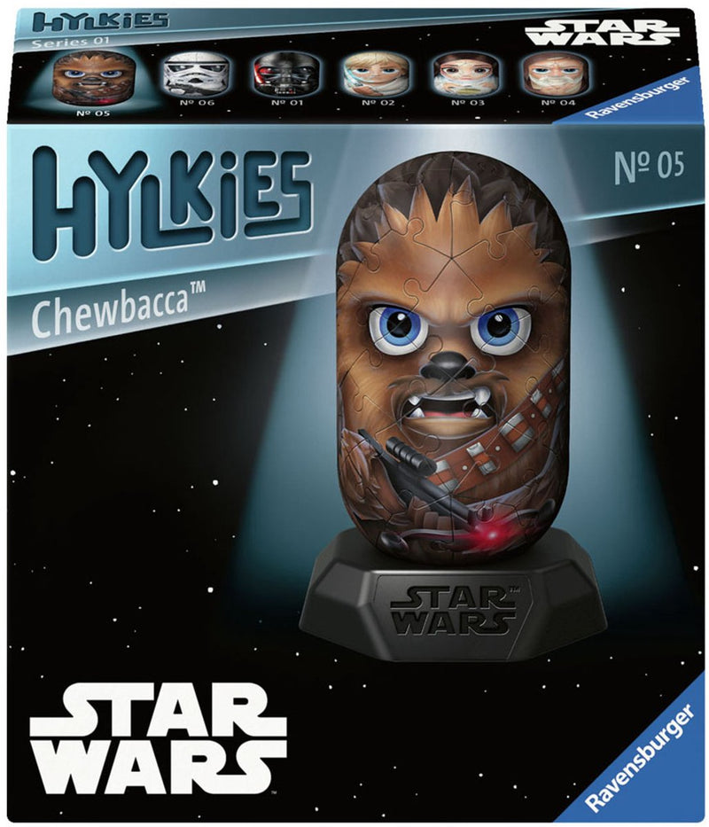 Afbeelding laden in galerijviewer, Ravensburger 3d puzzel hylkies star wars chewbacca, 54st.
