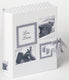 Walther design fb-173 little foot - baby bewaarbox - formaat 29 x 34 x 9 cm - wit grijs