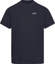 Jack wolfskin essential t m heren outdoorshirt-dark navy