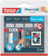 Tesa powerstrips click klittenband strips large, wit