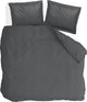 Walra dekbedovertrek vintage satin - 240x220 - 100% katoen - antraciet