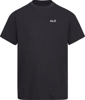 Jack wolfskin essential t m heren outdoorshirt-black