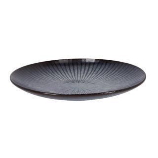 Afbeelding laden in galerijviewer, Cosy trendy bord plat d27,5xh3,6 cm atlantis stripe | 4 stuks
