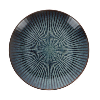 Afbeelding laden in galerijviewer, Cosy trendy bord plat d27,5xh3,6 cm atlantis stripe | 4 stuks
