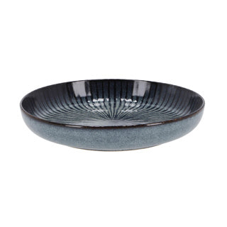 Afbeelding laden in galerijviewer, Cosy trendy bord diep d24xh4,3 cm atlantis stripe | 4 stuks
