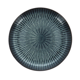 Afbeelding laden in galerijviewer, Cosy trendy bord diep d24xh4,3 cm atlantis stripe | 4 stuks
