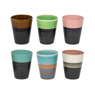 Koffiemok cosmos 310 ml assorti | 6 stuks