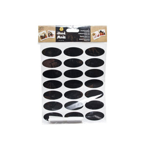 No brand label stickers 42 stuks met krijt | 6 stuks