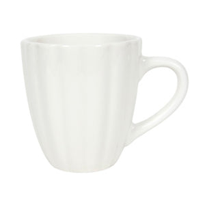 Mok flower off white 350ml | 6 stuks