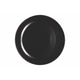 Dessertbord d19 cm pampille zwart | 6 stuks