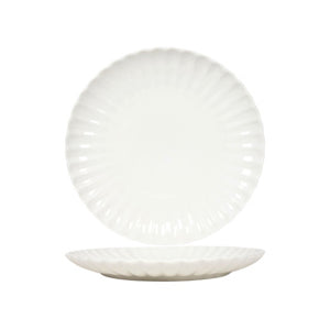 Dinerbord flower off white ø26cm | 6 stuks