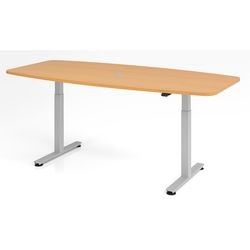Bach vergadertafel hammerer xmst22 6 5 melamine beuken