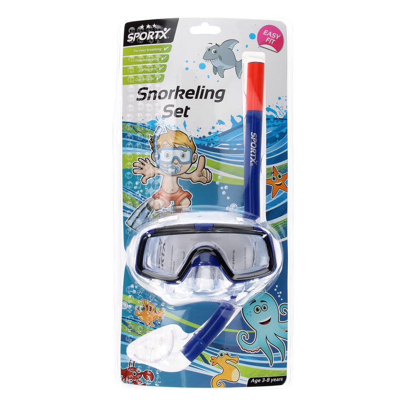 Load image into Gallery viewer, Sportx kids snorkelset comfort 3-8 jaar

