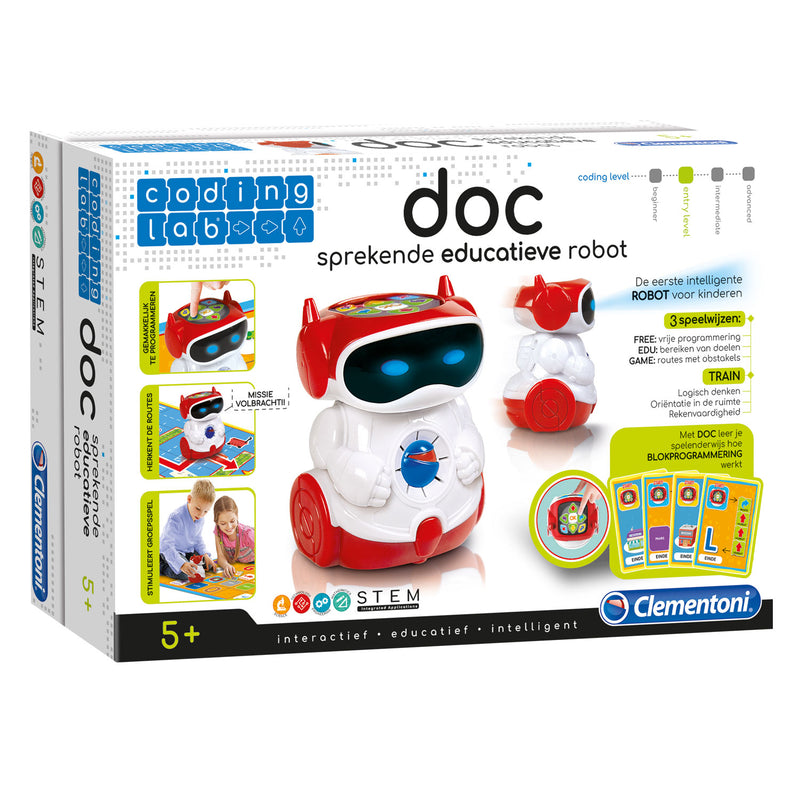 Load image into Gallery viewer, Clementoni coding lab - doc educatieve pratende robot
